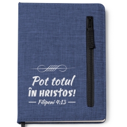 Agenda blue buzunar si fermuar, Pot totul...